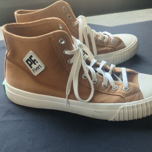 PF Flyers Center Hi Women's 10.5/Men's 9 Sneakers Hi-Tops Brown Tobacco Shoes